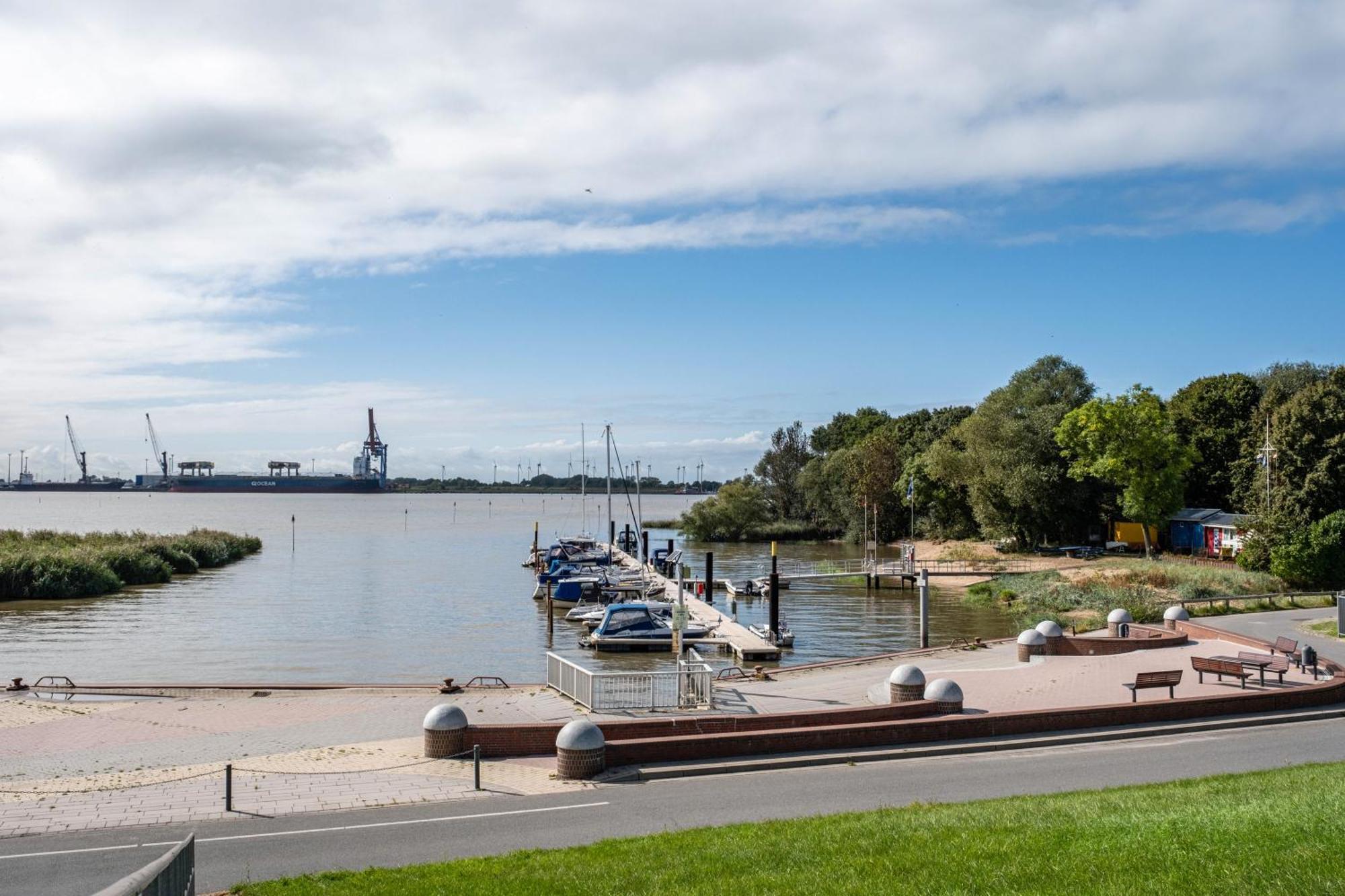 Ferienwohnung Flut Am Weserstrand Sandstedt Luaran gambar